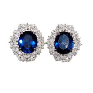 Luxury Modern Gold Plated 925 CZ Earrings | Cheap Gift