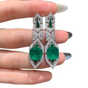 High-Gloss Premium Gold Plated 925 CZ Earrings Online