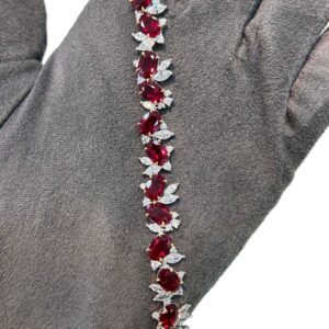 Trendy Geometric Gold Plated 925 CZ Bracelets