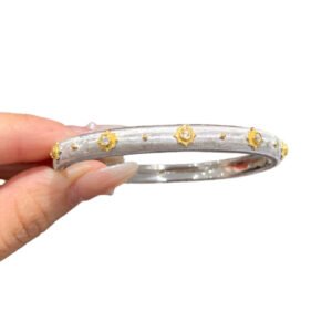Elegant Occasions: Luxury Gold Plated 925 Bangles