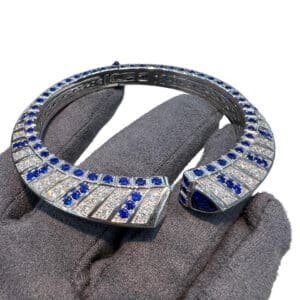 Anniversary Gift Gold Plated Luxury 925 Bangles