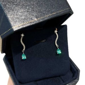 Modern Luxury Gold Plated 925 CZ Earrings | Celebrations