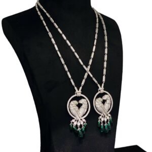 Luxury Occasion Wear Silver CZ Pendants | Gift Sets