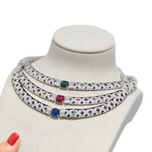 Affordable Party Wear Gold Plated Luxury CZ Necklaces